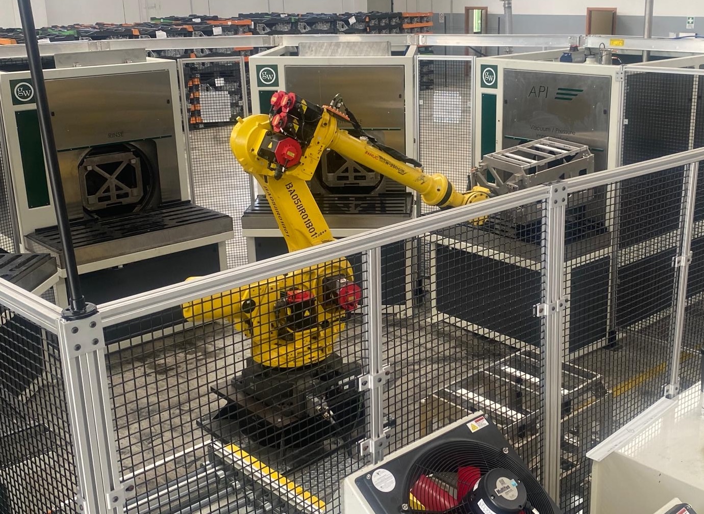 Interno stabilimento SM Technology Service - Impianti di impregnazione sottovuoto per getti in alluminio automotive